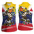 Personalized Venezuela White Horse Women Sleeveless Polo Shirt Veneziola Flag Colors - Wonder Print Shop