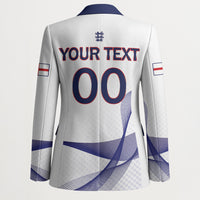 Custom England 2026 World Football Blazer Three Lions Go Champions