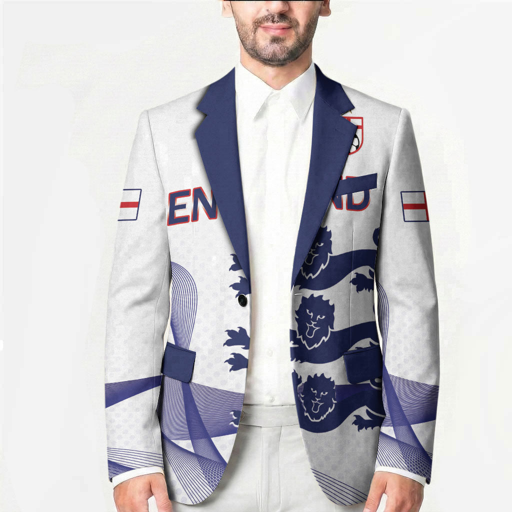 Custom England 2026 World Football Blazer Three Lions Go Champions