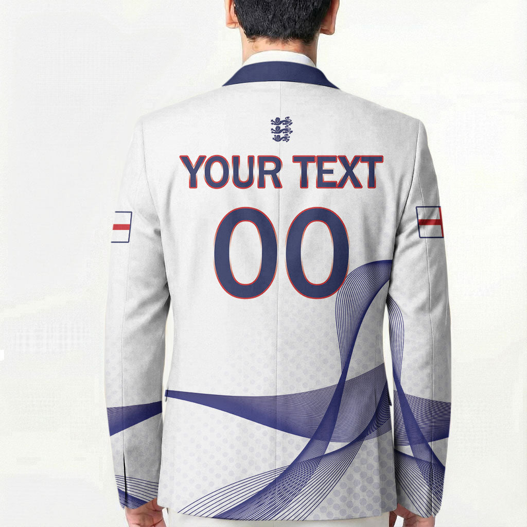 Custom England 2026 World Football Blazer Three Lions Go Champions