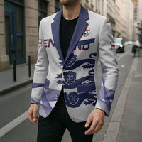 Custom England 2026 World Football Blazer Three Lions Go Champions