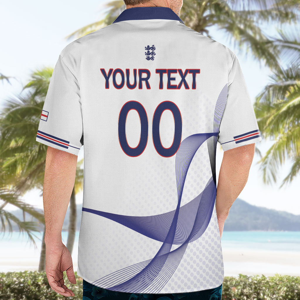 Custom England 2026 World Football Hawaiian Shirt Three Lions Go Champions