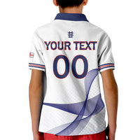 Custom England 2026 World Football Kid Polo Shirt Three Lions Go Champions