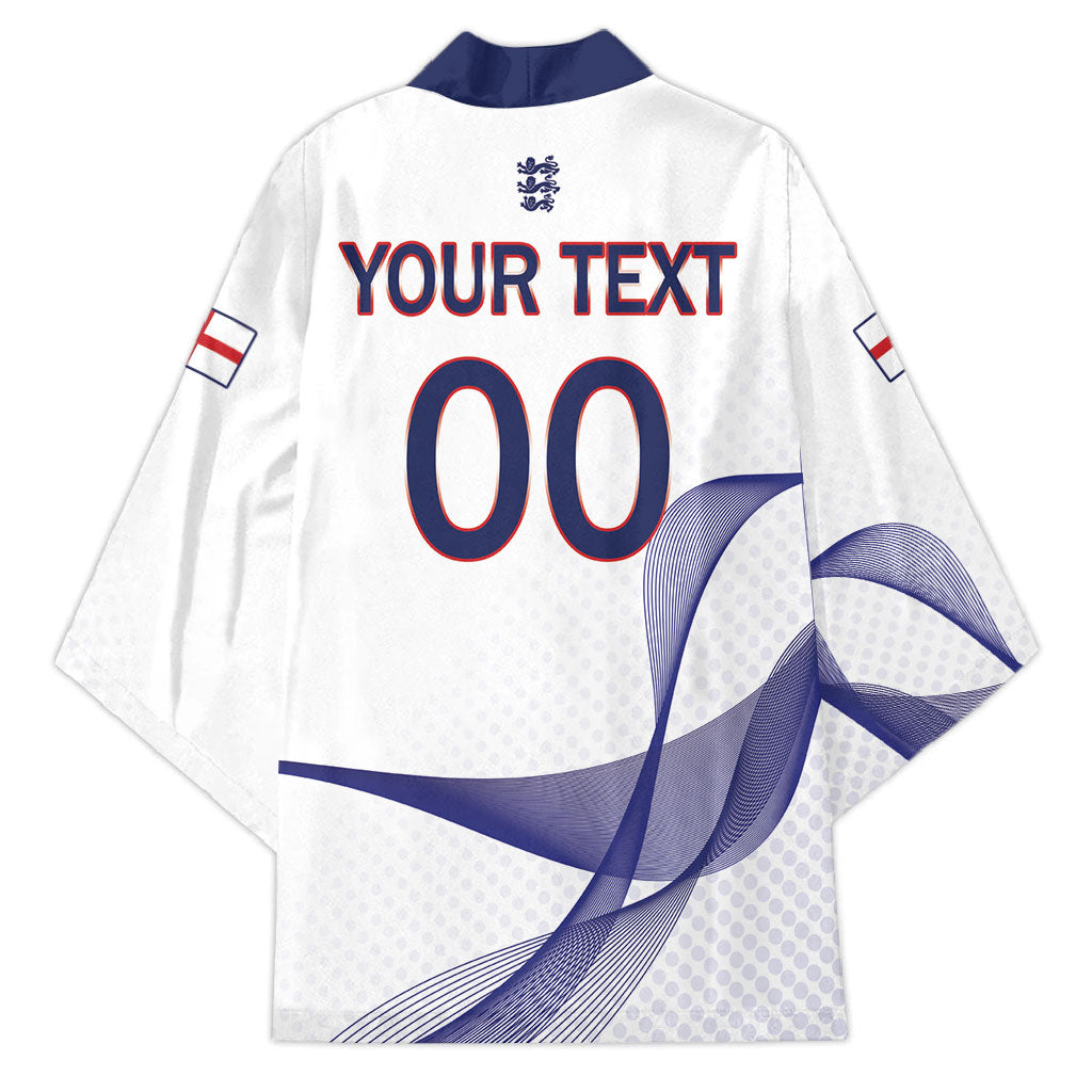 Custom England 2026 World Football Kimono Three Lions Go Champions