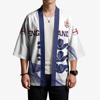 Custom England 2026 World Football Kimono Three Lions Go Champions