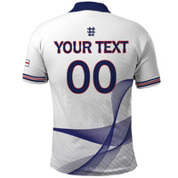 Custom England 2026 World Football Polo Shirt Three Lions Go Champions