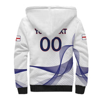 Custom England 2026 World Football Sherpa Hoodie Three Lions Go Champions