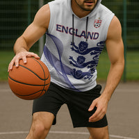 Custom England 2026 World Football Sleeveless Hoodie Three Lions Go Champions