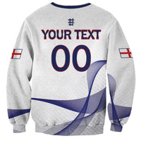 Custom England 2026 World Football Sweatshirt Three Lions Go Champions