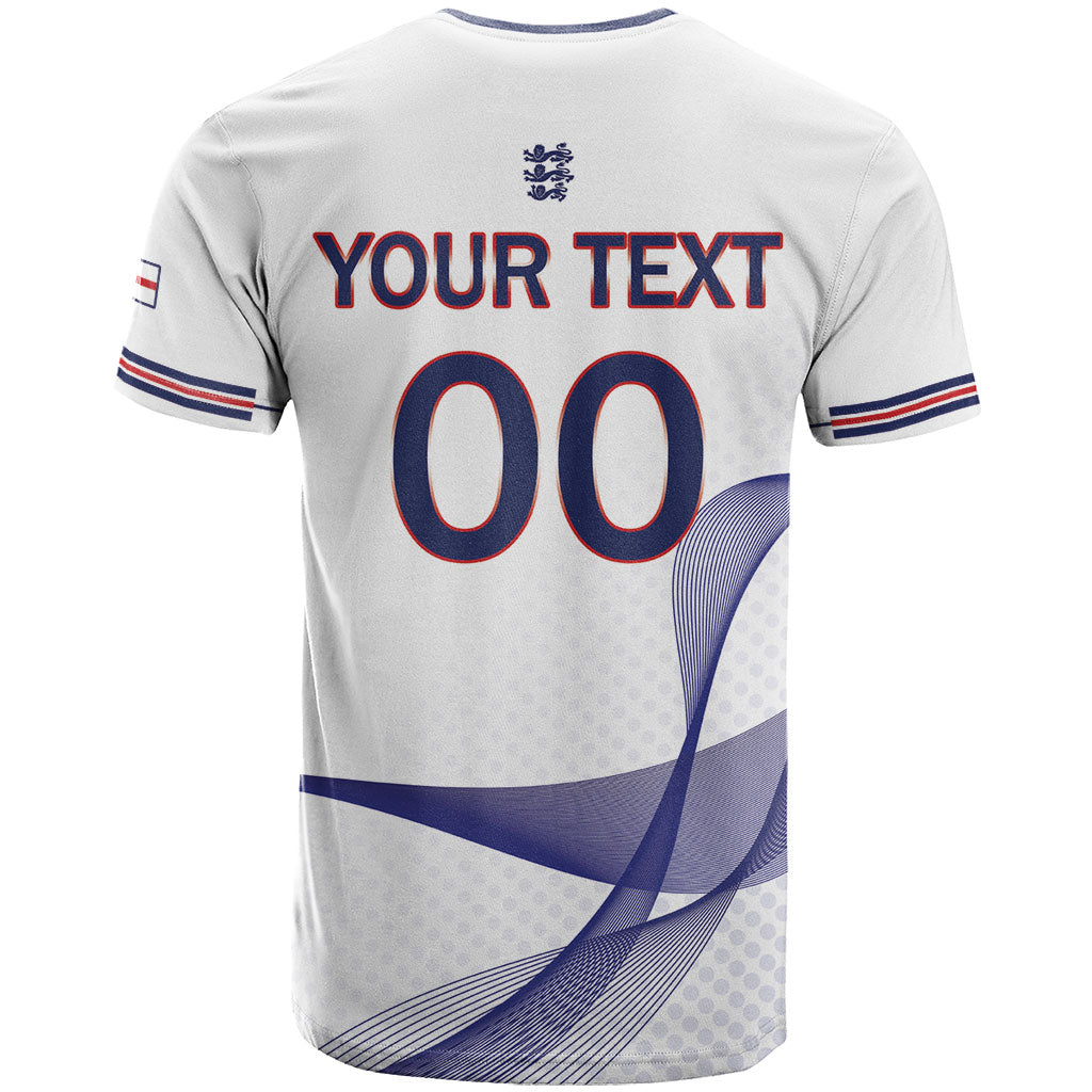 Custom England 2026 World Football T Shirt Three Lions Go Champions
