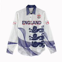 Custom England 2026 World Football Women Casual Shirt Three Lions Go Champions