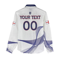 Custom England 2026 World Football Women Casual Shirt Three Lions Go Champions