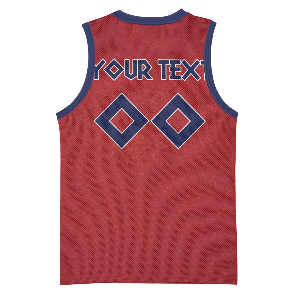 Custom Norge 2026 World Football Basketball Jersey Vikings Go Champions