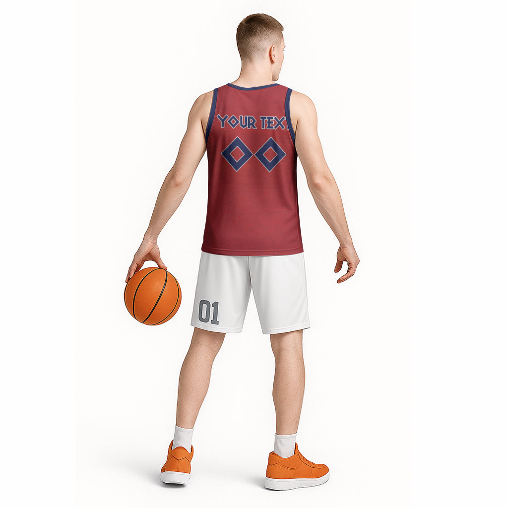 Custom Norge 2026 World Football Basketball Jersey Vikings Go Champions
