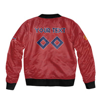 Custom Norge 2026 World Football Bomber Jacket Vikings Go Champions