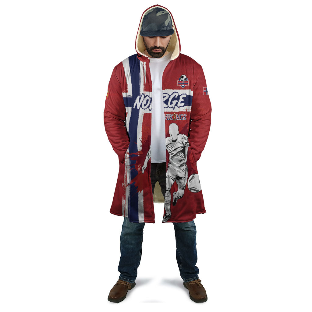Custom Norge 2026 World Football Cloak Vikings Go Champions