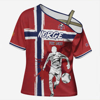 Custom Norge 2026 World Football Cross Shoulder Shirt Vikings Go Champions