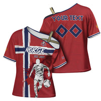 Custom Norge 2026 World Football Cross Shoulder Shirt Vikings Go Champions