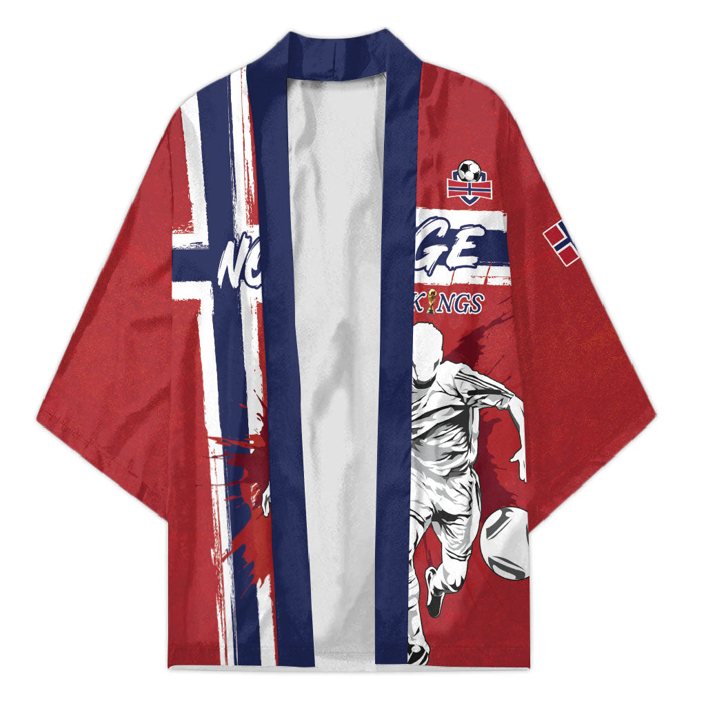 Custom Norge 2026 World Football Kimono Vikings Go Champions