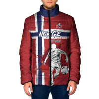 Custom Norge 2026 World Football Padded Jacket Vikings Go Champions