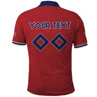 Custom Norge 2026 World Football Polo Shirt Vikings Go Champions