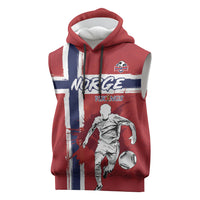 Custom Norge 2026 World Football Sleeveless Hoodie Vikings Go Champions