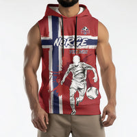 Custom Norge 2026 World Football Sleeveless Hoodie Vikings Go Champions