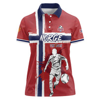 Custom Norge 2026 World Football Women Polo Shirt Vikings Go Champions