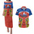 Russia Couples Matching Puletasi Dress and Hawaiian Shirt Russian Eagle and Kremlin - Wonder Print Shop