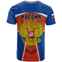 Russia T Shirt Russian Eagle and Kremlin - Wonder Print Shop