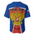 Personalised Russia Baseball Jersey Russian Eagle and Kremlin - Wonder Print Shop