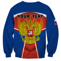 Personalised Russia Sweatshirt Russian Eagle and Kremlin - Wonder Print Shop