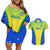 Brazil Football Couples Matching Off Shoulder Short Dress and Hawaiian Shirt Brasil Leopard Pattern - Wonder Print Shop