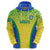 Brazil Football Hoodie Brasil Leopard Pattern - Wonder Print Shop