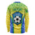 Brazil Football Long Sleeve Shirt Brasil Leopard Pattern LT01