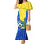 Brazil Football Mermaid Dress Brasil Leopard Pattern - Wonder Print Shop