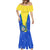 Brazil Football Mermaid Dress Brasil Leopard Pattern - Wonder Print Shop
