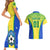 Personalised Brazil Football Couples Matching Short Sleeve Bodycon Dress and Hawaiian Shirt Brasil Leopard Pattern - Wonder Print Shop