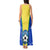 Personalised Brazil Football Tank Maxi Dress Brasil Leopard Pattern - Wonder Print Shop