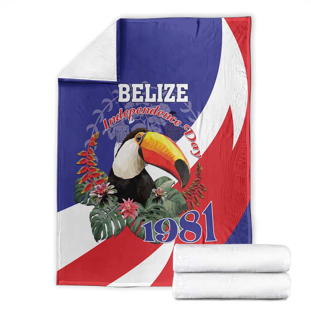 Belize Independence Day 1981 Blanket Bileez Keel Billed Toucan