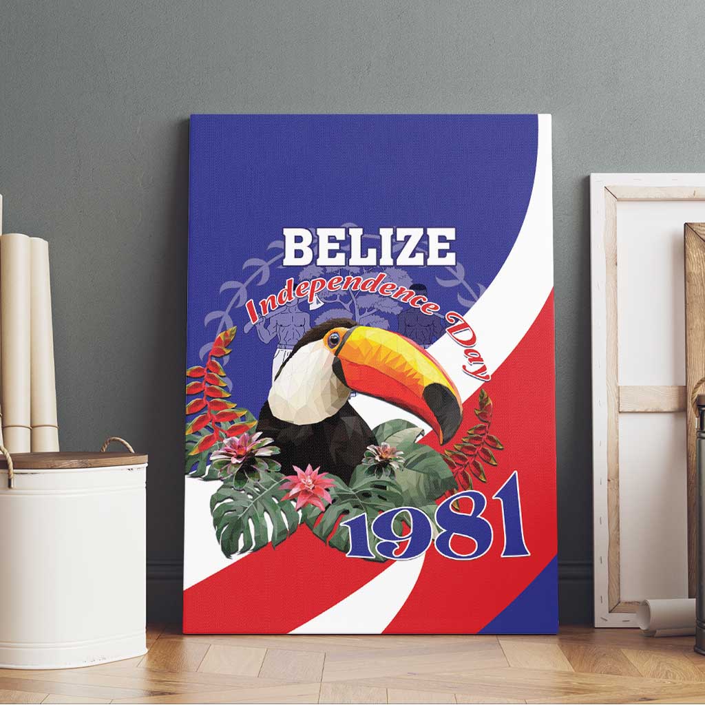 Belize Independence Day 1981 Canvas Wall Art Bileez Keel Billed Toucan - Wonder Print Shop