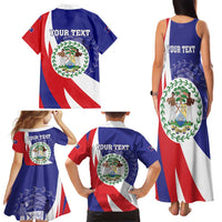 Belize Independence Day 1981 Family Matching Tank Maxi Dress and Hawaiian Shirt Bileez Keel Billed Toucan - Wonder Print Shop