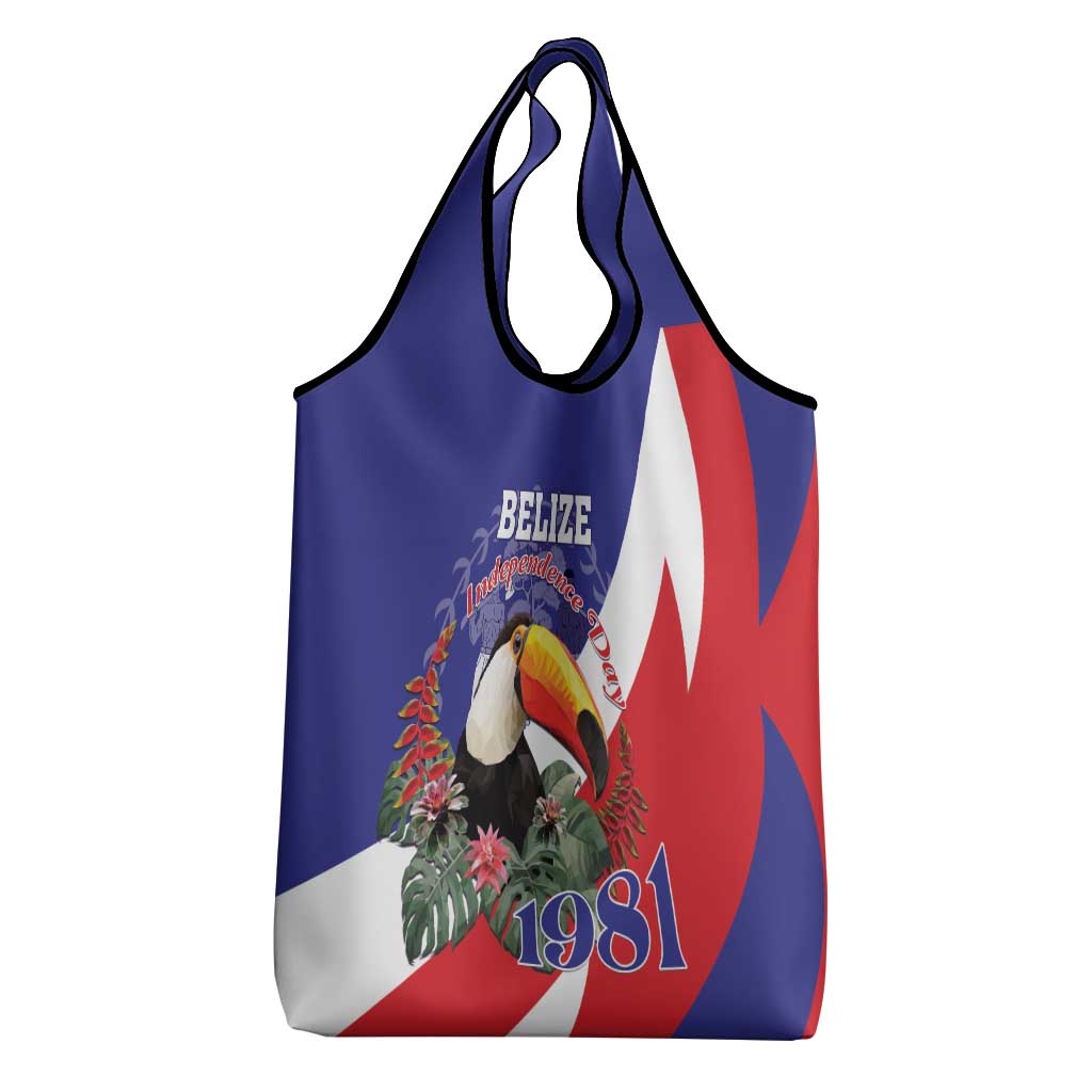 Belize Independence Day 1981 Grocery Bag Bileez Keel Billed Toucan