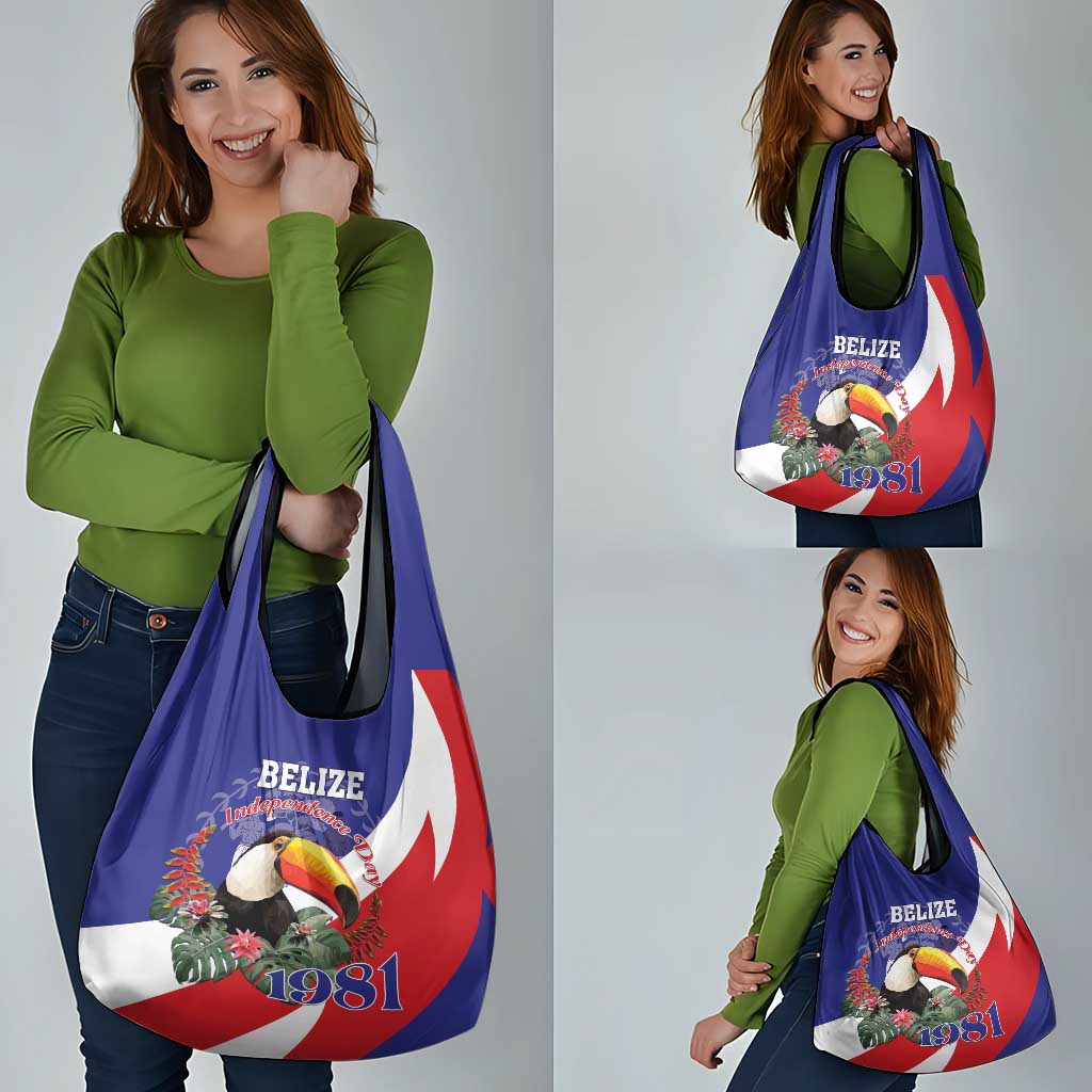 Belize Independence Day 1981 Grocery Bag Bileez Keel Billed Toucan