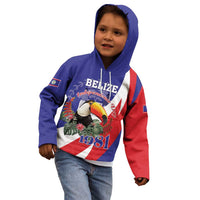 Belize Independence Day 1981 Kid Hoodie Bileez Keel Billed Toucan - Wonder Print Shop