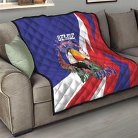 Belize Independence Day 1981 Quilt Bileez Keel Billed Toucan - Wonder Print Shop