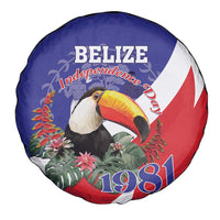 Belize Independence Day 1981 Spare Tire Cover Bileez Keel Billed Toucan - Wonder Print Shop
