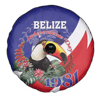 Belize Independence Day 1981 Spare Tire Cover Bileez Keel Billed Toucan - Wonder Print Shop