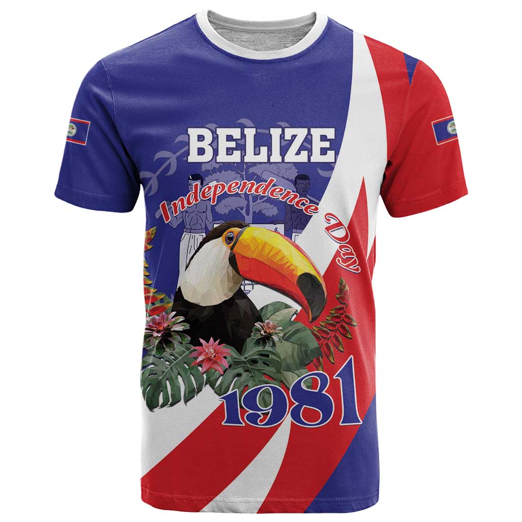 Belize Independence Day 1981 T Shirt Bileez Keel Billed Toucan - Wonder Print Shop