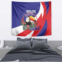 Belize Independence Day 1981 Tapestry Bileez Keel Billed Toucan - Wonder Print Shop